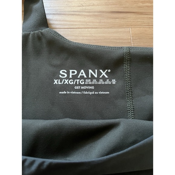 Spanx Get Moving Yes Pleats Sleeveless Athletic Dress‎ Size XL Pine Stone NWT - Picture 2 of 7